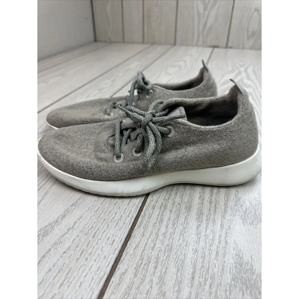 Allbirds Mens Wool Runners 0094 Green Lace‎ Up Low Top Sneaker Shoes Size 9